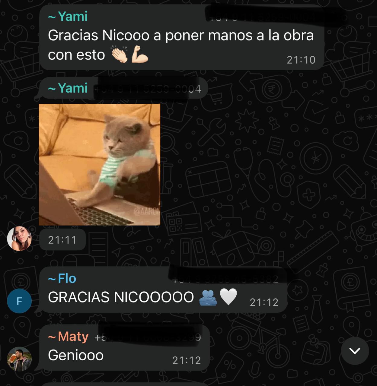 Testimonio WhatsApp